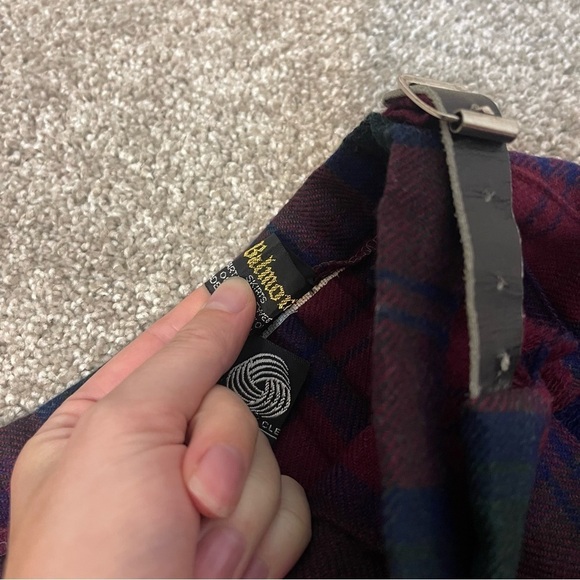 Balmoral Kilt Pleat Tartan Skirt Vintage Wool Made in Scotland - Picture 7 of 11